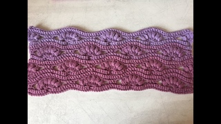 Tuto motif pour couverture, etole, tapis, rideaux au crochet