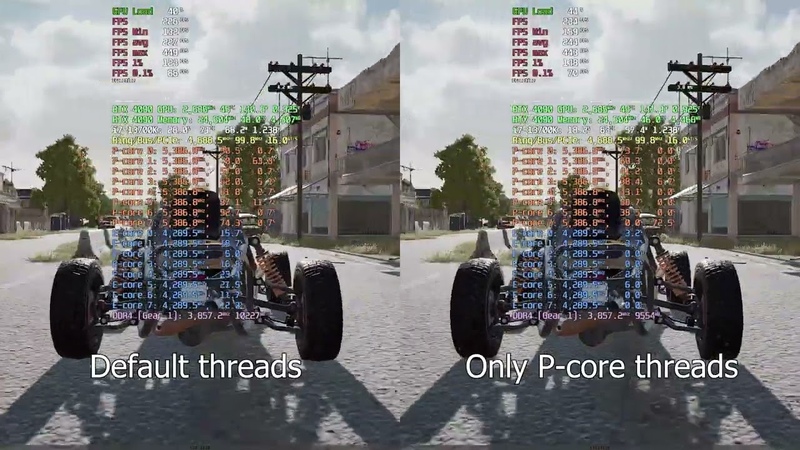 FPS тест DX11, DX11 E и DX12 ( PUBG патч + отключение E ядер в диспетчере