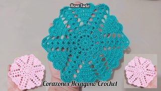 Hexgono Con Corazones #RosaIsela