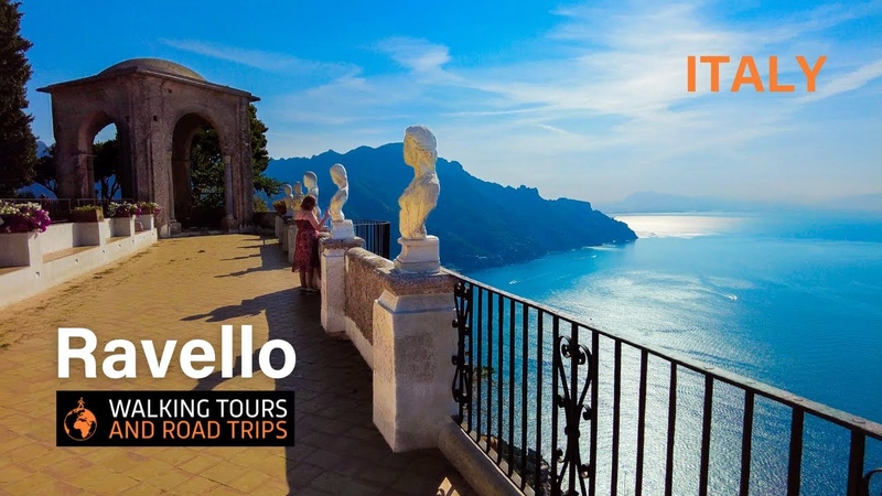 Ravello Amalfi Coast Beautiful Italian Village walking tour Villa Cimbrone Gardens Italy 4
