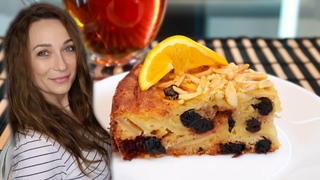 Воздушный яблочный пирог с черникой. Необычайно вкусный рецепт!