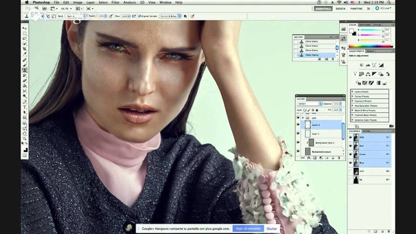 Train to Create Natalia Taffarel Retouching Series decomp