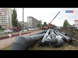 Всё идёт по плану: на улице Коммунаров  продолжается реконструкция тепломагистрали