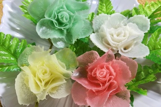 Vegetable Art In Rose -  Radish  Design In to flower & Ornament