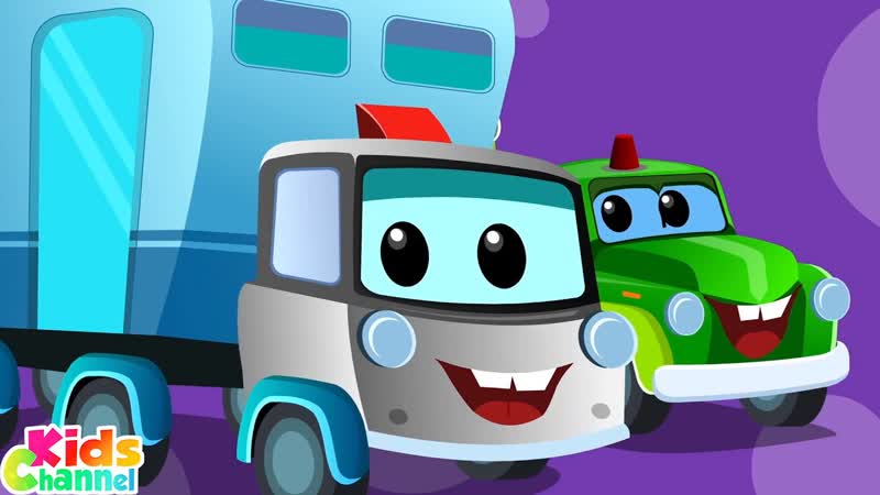 We Are The Trucks, Zeek And Friends Car Cartoon Videos by Kids