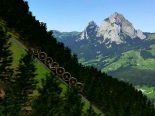 Neue Stoosbahn - Standseilbahn Stoos Garaventa Funicular Funiculaire