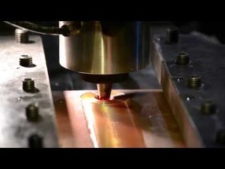 MegaStir FSW MP159 tool on 25mm Copper