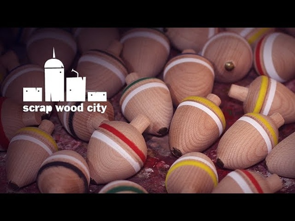 Making 50 wooden spinning tops for a good