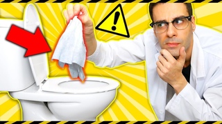 QU OCURRE SI TIRAS TOALLITAS HMEDAS AL INODORO | Experimentos con Mike