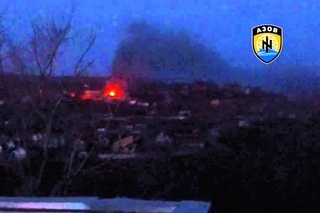 Бои в Широкино (видео от украинских боевиков)