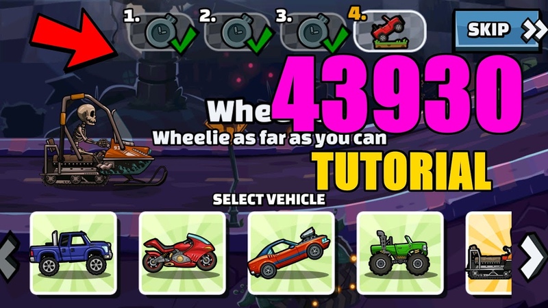 43930 TUTORIAL ( Difficult Rider) Hill Climb Racing