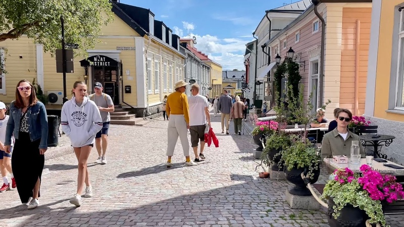 Finland Walks: Porvoo ( Borgå). Picturesque small town, interesting history. Relaxing virtual
