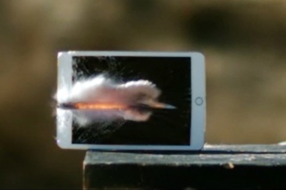 iPad Mini 3 vs .50 Cal Bend Test