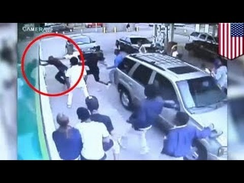 Мужчину из Теннесси избила огромная толпа