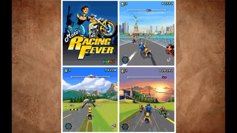 Прохождение мобильной Java игры Moto Racing Fever 3