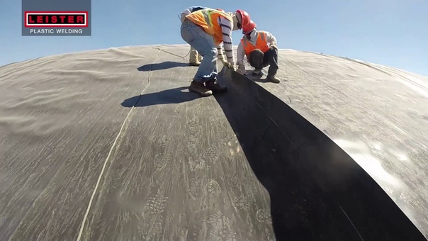 Application welding on a gold mine in