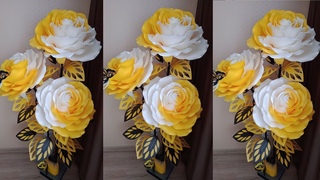 DIY Tutorial cara membuat Bunga Mawar dari Plastik Kresek | How to make Rose Flower from Plastic Bag