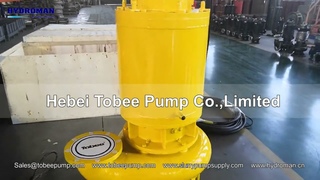 Hydroman Submersible Pump with Electrical Drive  for Sludge Dredging Application