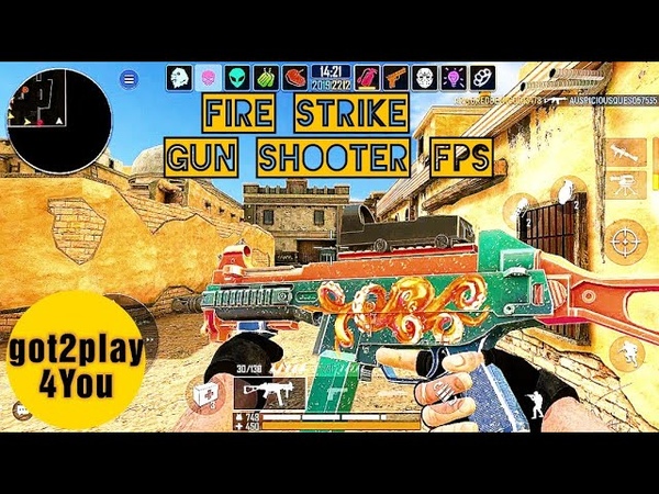 Fire Strike Gun Shooter FPS, Edkon Games Gmb H, Android gameplay Mobile app phone4kids
