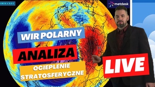 Rozbijanie wiru polarnego. Silne ocieplenie i temperatury do 15 stopni. Pniej ochodzenie.