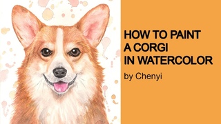 WATERCOLOURCORGI Watercolor Painting