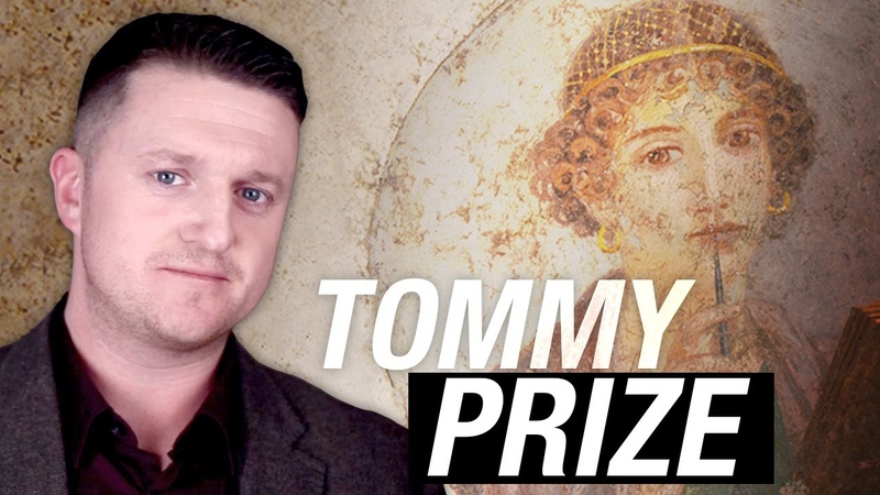 Tommy Robinson is winning the world s leading FREE SPEECH PRIZE and Rebel News is