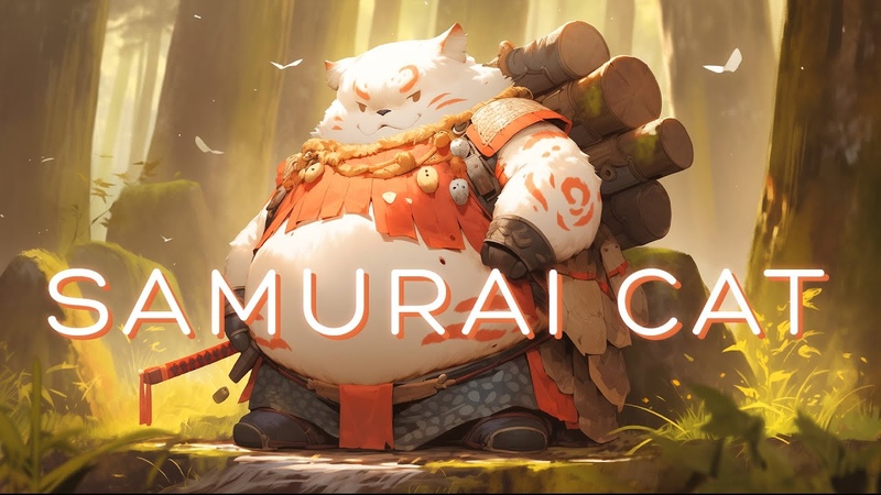 Japanese Lofi turns my cat into samurai Lofi Hip Hop Mix chill lo fi music for coding,