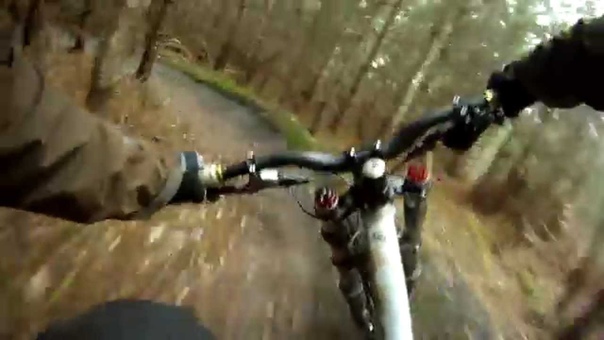 Downhill mountain biking at The Lookout ( Swinley Forest) Go Pro