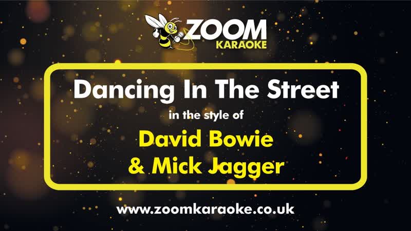 David Bowie Mick Jagger Dancing In The Street ( Without Backing Vocals) Karaoke