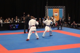 Karate1 PL, Dordrecht 2013 - KESHTA vs. PETERSEN - Kumite male -84