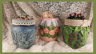 3 Wonderful Glass Jar Decoration Ideas/Home Decor/Crafts/DIY