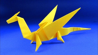 Origami Easy Dragon - How To Make a paper dragon