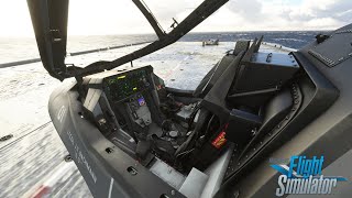 MSFS 2020 VR / HP REVERB G2 / F-35 START-UP / LANDING ON USS GEORGE H.W. BUSH