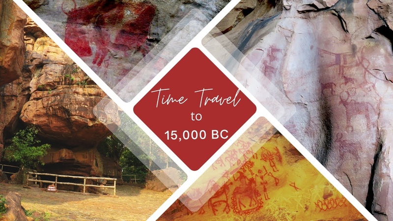 15000 Year Old Art : Rock Shelters of Bhimbetka ( Was it also Buddhist cave