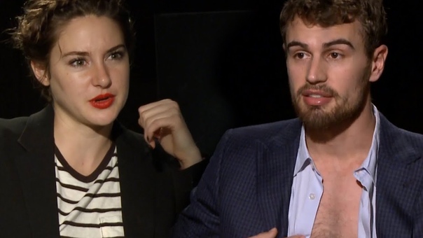 Theo James Strips Shailene Woodley Talks Making Out Insurgent Truth or