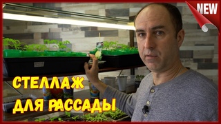 Лучший стеллаж для рассады, своими руками. Сборно-разборный стеллаж .