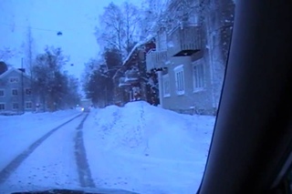 winter in Ume, Sweden