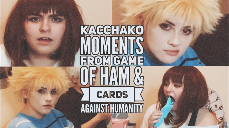 If Bakugo and Uraraka were best Kacchako Moments Game of Ham Cards Against