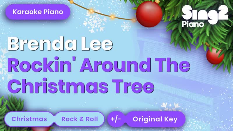 Rockin Around The Christmas Tree Brenda Lee ( Karaoke