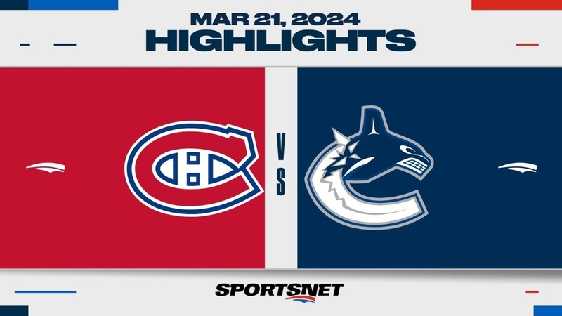NHL Highlights, Canadiens vs. Canucks March 21,