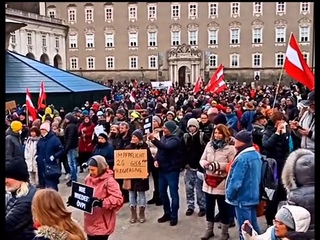 Salzburg Österreich 🇦🇹 Austria läuft