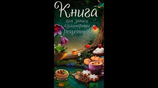 Книга для записи кулинарных рецептов Кулинарная фантазия Shorts