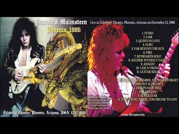 Yngwie Malmsteens Rising Force 1986 Trilogy Tour