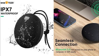 Водонепроницаемый блютуз динамик WISETIGER waterproof bluetooth speaker