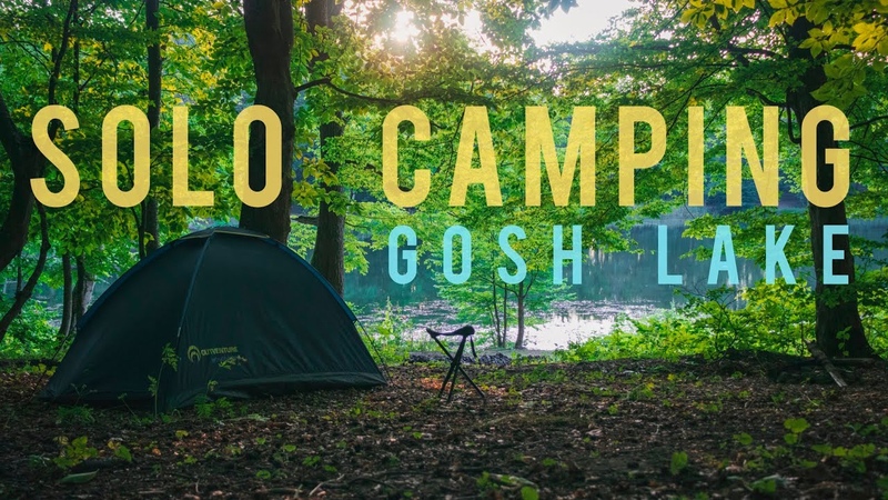 Solo Camping, Camping in Gosh Lake ( Fishing, Cooking, Solo, Camping ), Solo,
