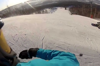 ГЛК Волчиха. Спуск. Видео с камеры GoPRO HERO 2