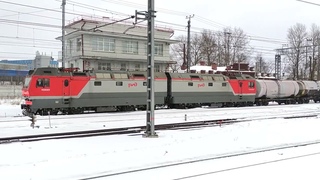 Электровоз 2ЭС6-732 “Синара“, Обухово, г.Санкт-Петербург, г.