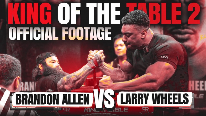 KING OF THE TABLE 2 OFFICIAL FOOTAGE BRANDON ALLEN vs LARRY