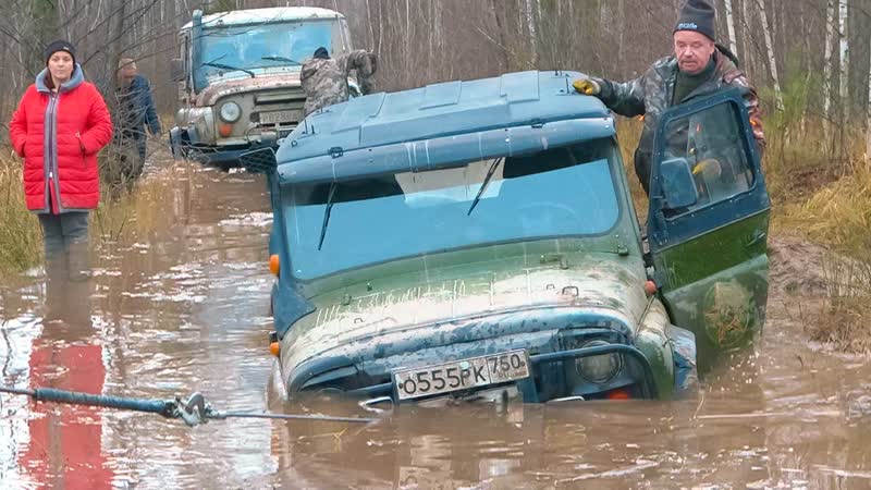 Кто проедет Брод Дед на Уаз, Suzuki Jimny, Уаз Хантер или Уаз 469