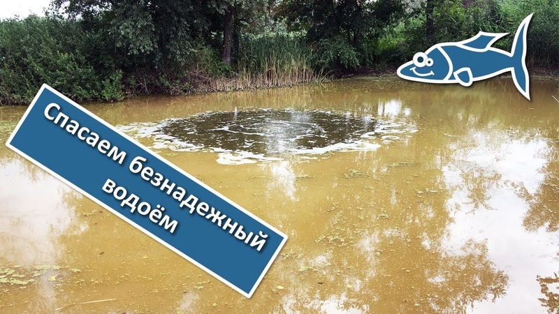 Как очистить водоём. Устанавливаем донный аэратор. Часть